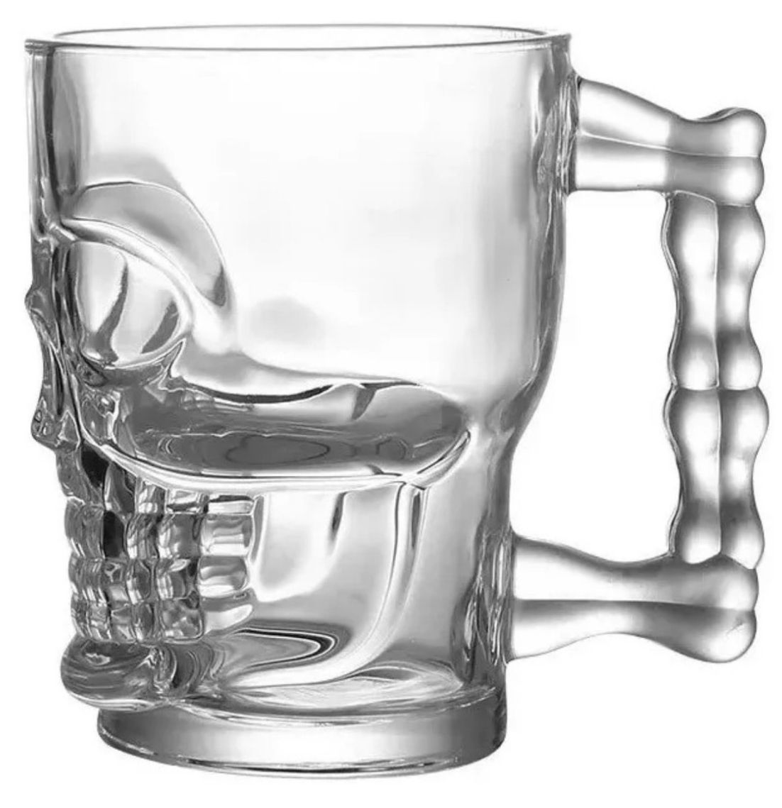 Vaso Shoperos Calavera 530cc Cervecero, Jarra Cerveza unidad