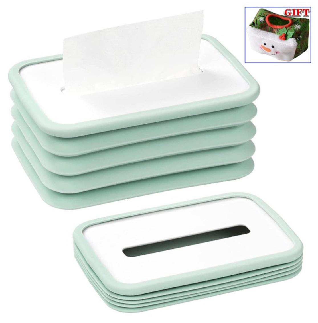 Dispensador Pañuelos Caja Porta Servilletas Tapa