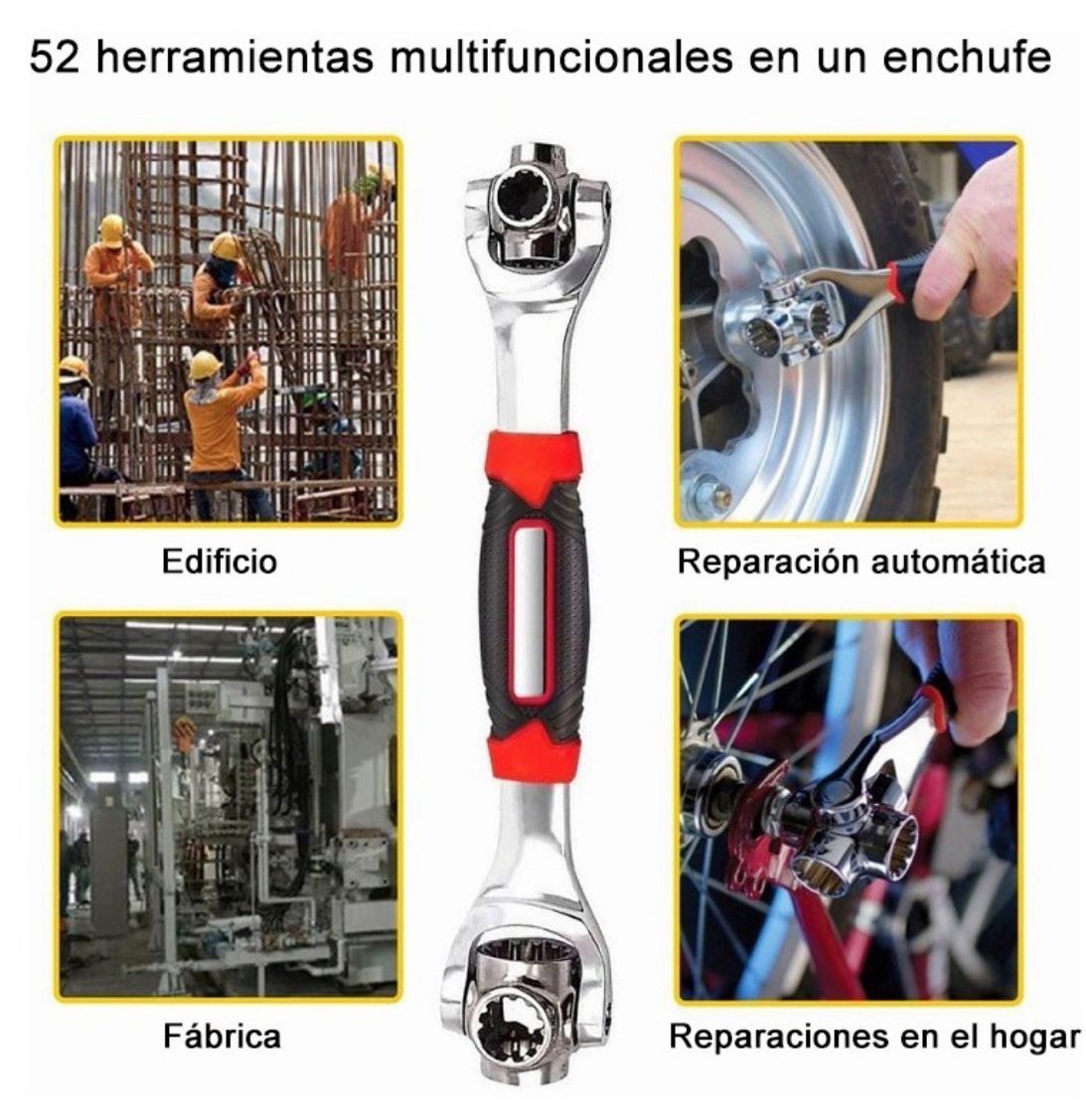 Llave Multifuncional Portátil 48 En 1 Con Rotación De 360