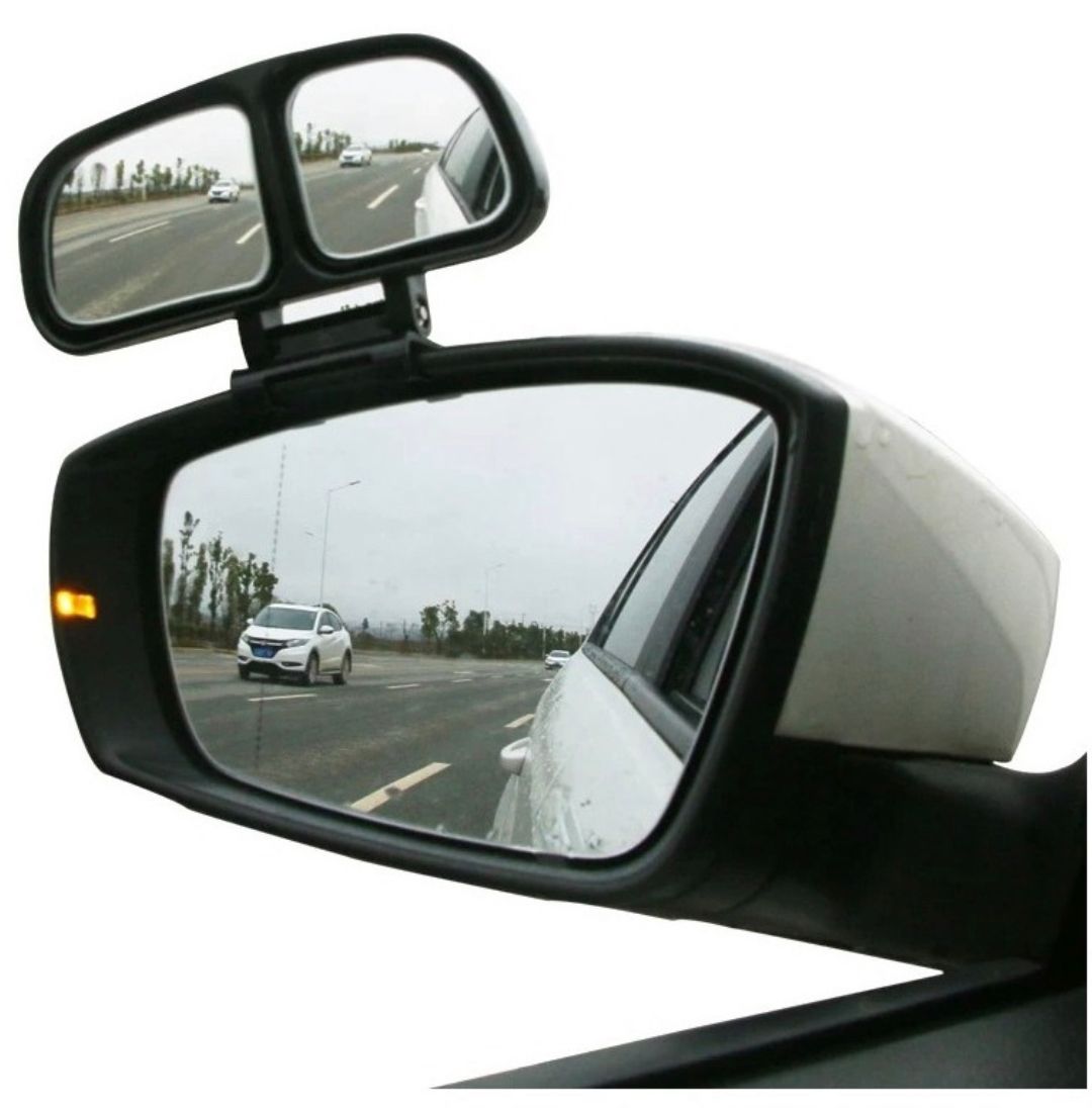 Espejo Lateral Retrovisor Punto Ciego 360 Doble Ajustable