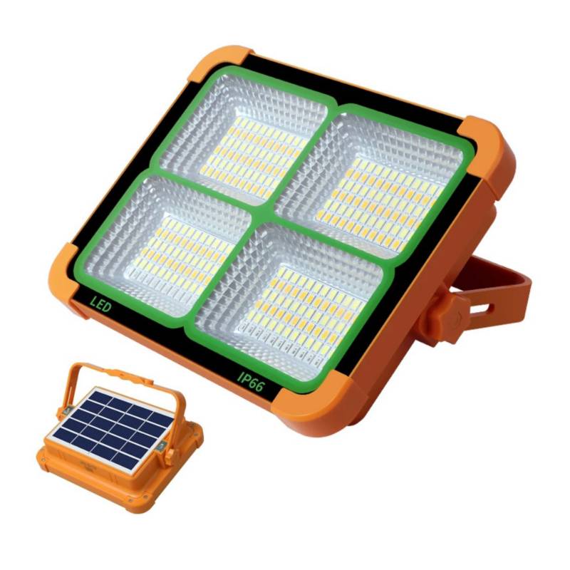 Foco Reflector Solar Interior Y Exterior recargable