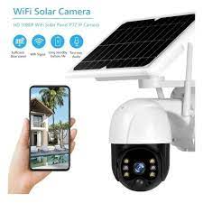 Cámara Robot Ip67 Solar 1080p Tipo Domo Solar Wifi