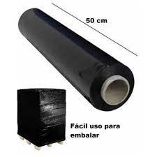 Alusa Film Stretch Negro 250 Metros. 20 Micrones