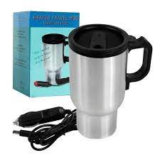 Vaso 480ml Térmico Auto Acero Tazon Mug 12v Eléctrico