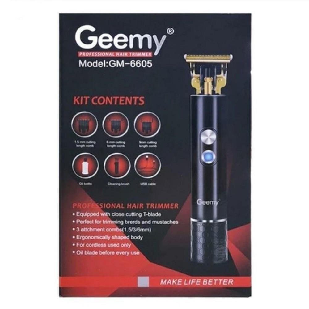 maquina profesional Geemy GM 6605 barberia barba corte