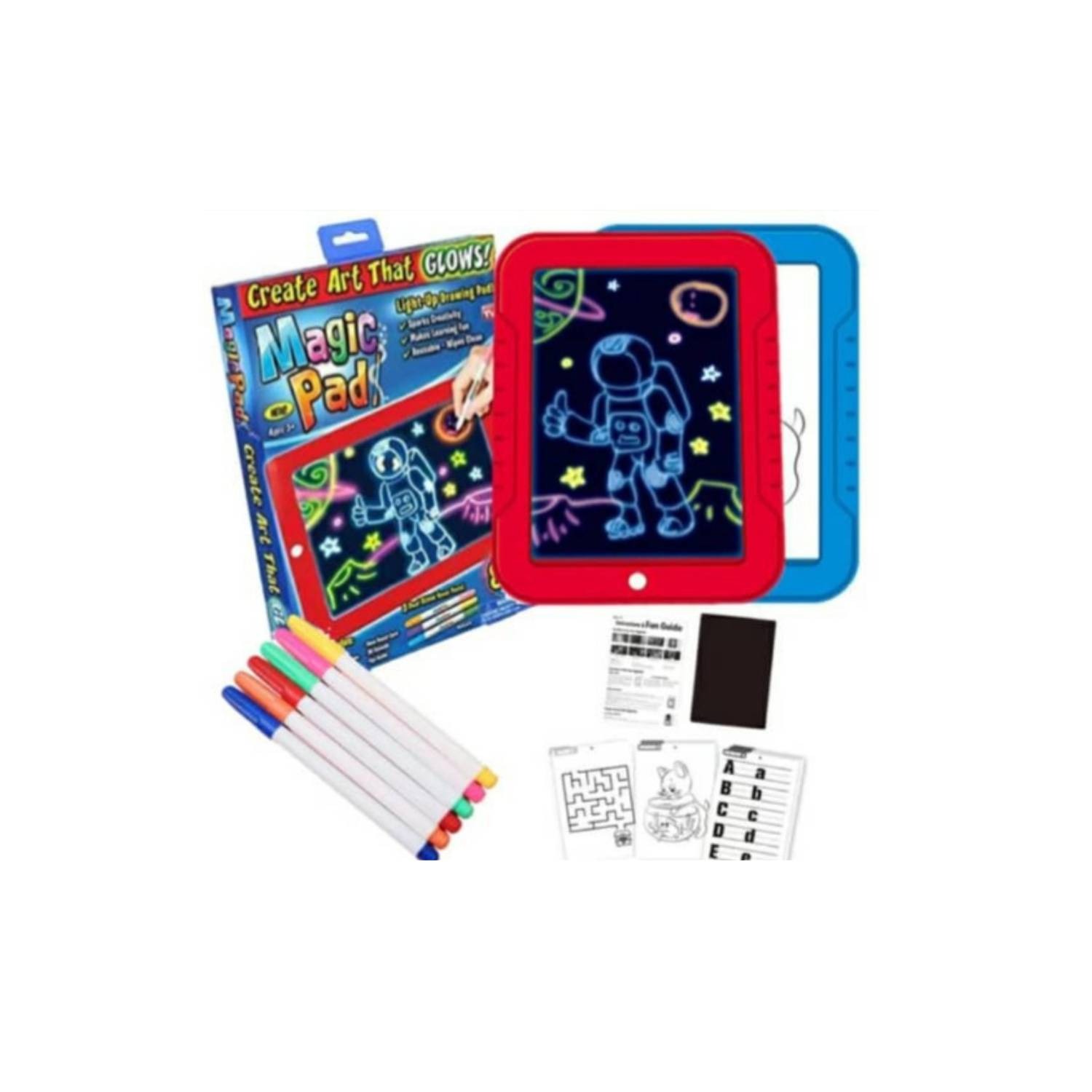 Pizarra Mágica Deluxe Pad Led Niños - Fluorescente