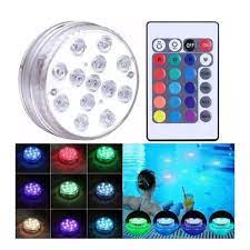 Luz Para Piscina Ip68 Colores Control Distancia Rgb