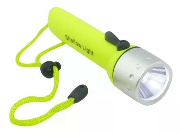 Linterna De Buceo 3w 120 Lumens, 50 Metros, Sumergible