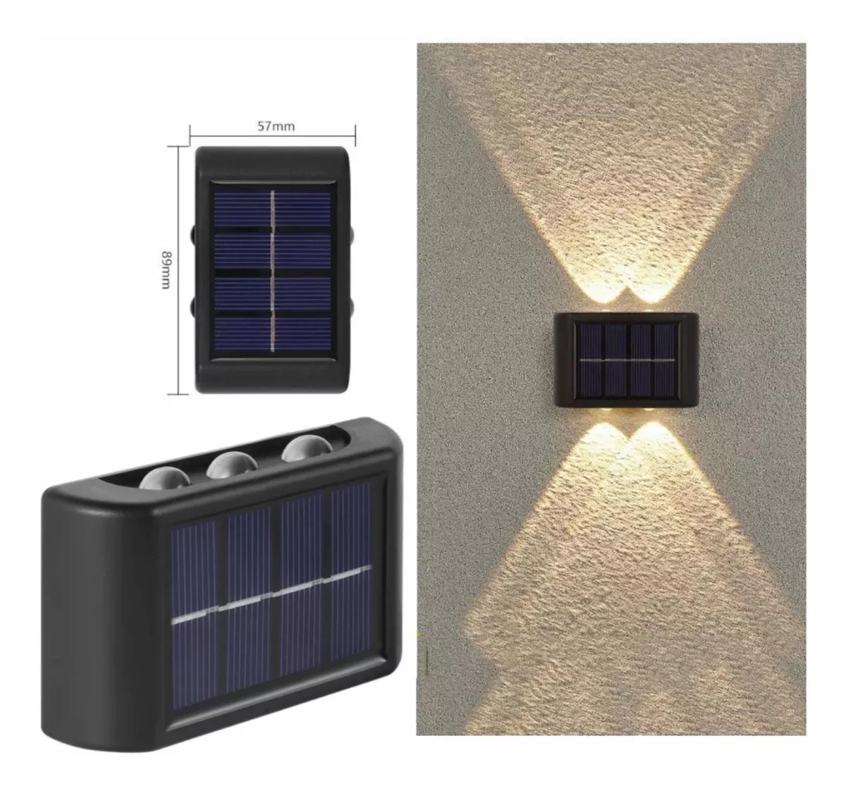 Aplique De Pared 6 Led Luz Calida Decoracion Hogar