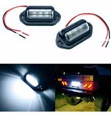 2 Luz Patente 6 Led Carro Arrastre Foodtruck Camión 12/24v