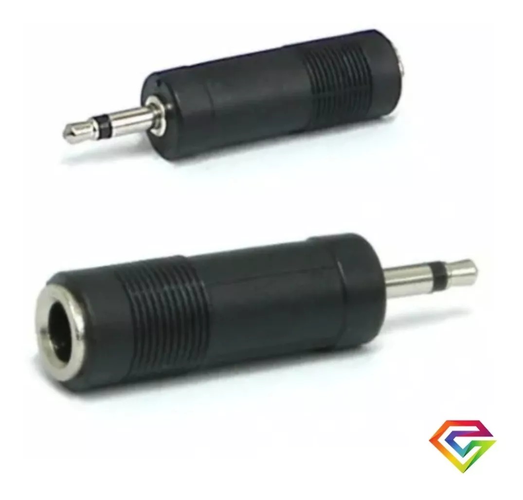 Adaptador Jack 6.3mm A Plug 3.5mm Estéreo