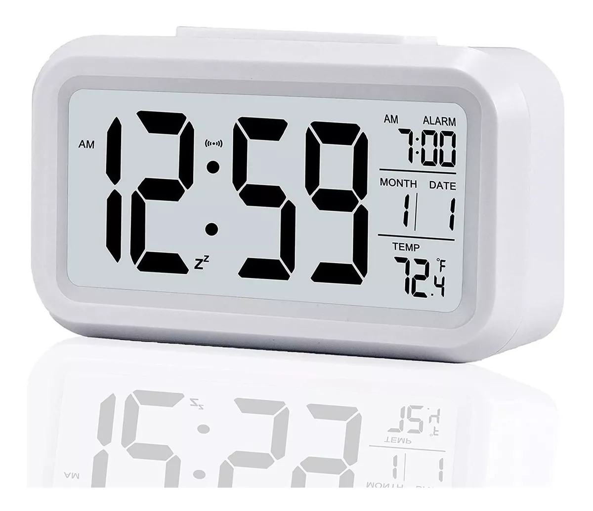 Reloj Despertador Pantalla Led Fecha Temperatura Alarma Gianpa