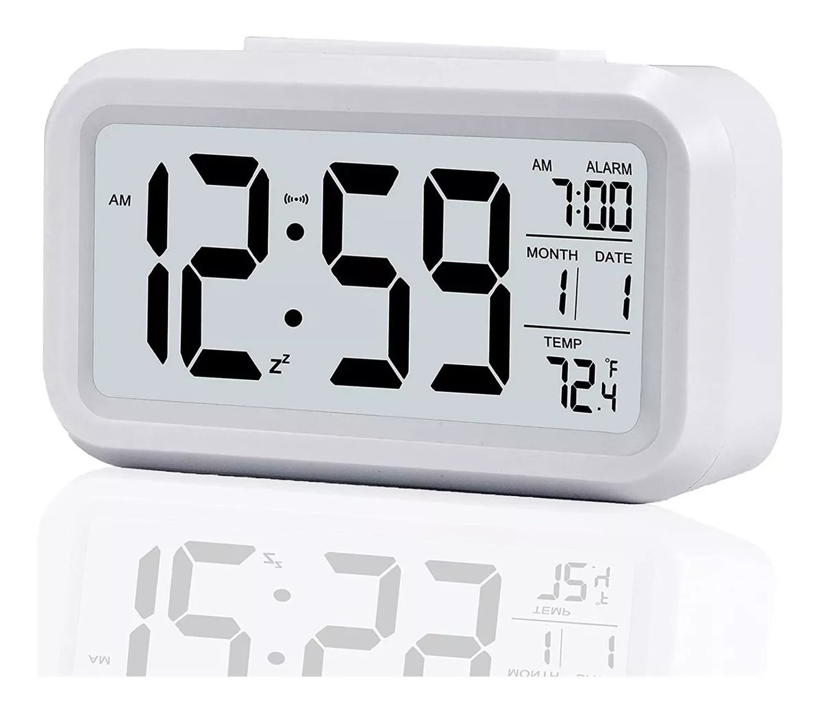 Reloj Despertador Pantalla Led Fecha Temperatura Alarma digital