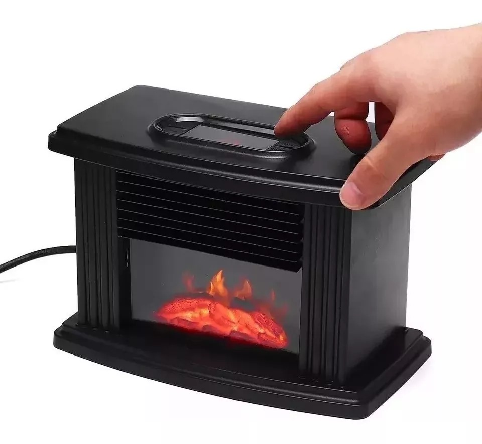 Estufa Calefactor Eléctrico Tipo Chimenea Flame Heater 1000w