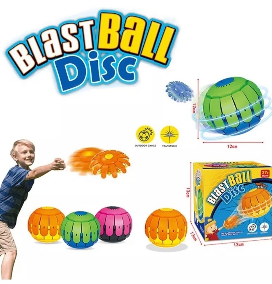 Pelota Mágica Transformable Ufo Frisbee Blast Ball Disc Moda