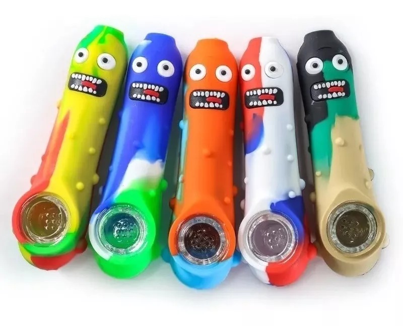 Pipa Silicona Modelo Rick y Morty