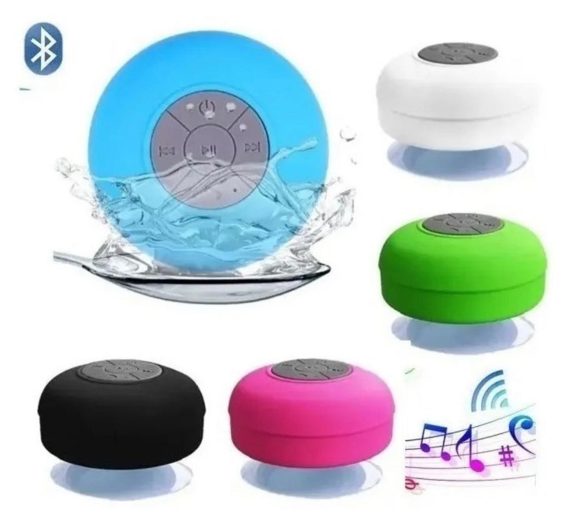 Parlante Portatil Bluetooth Resiste Agua Ducha Baño Cocina