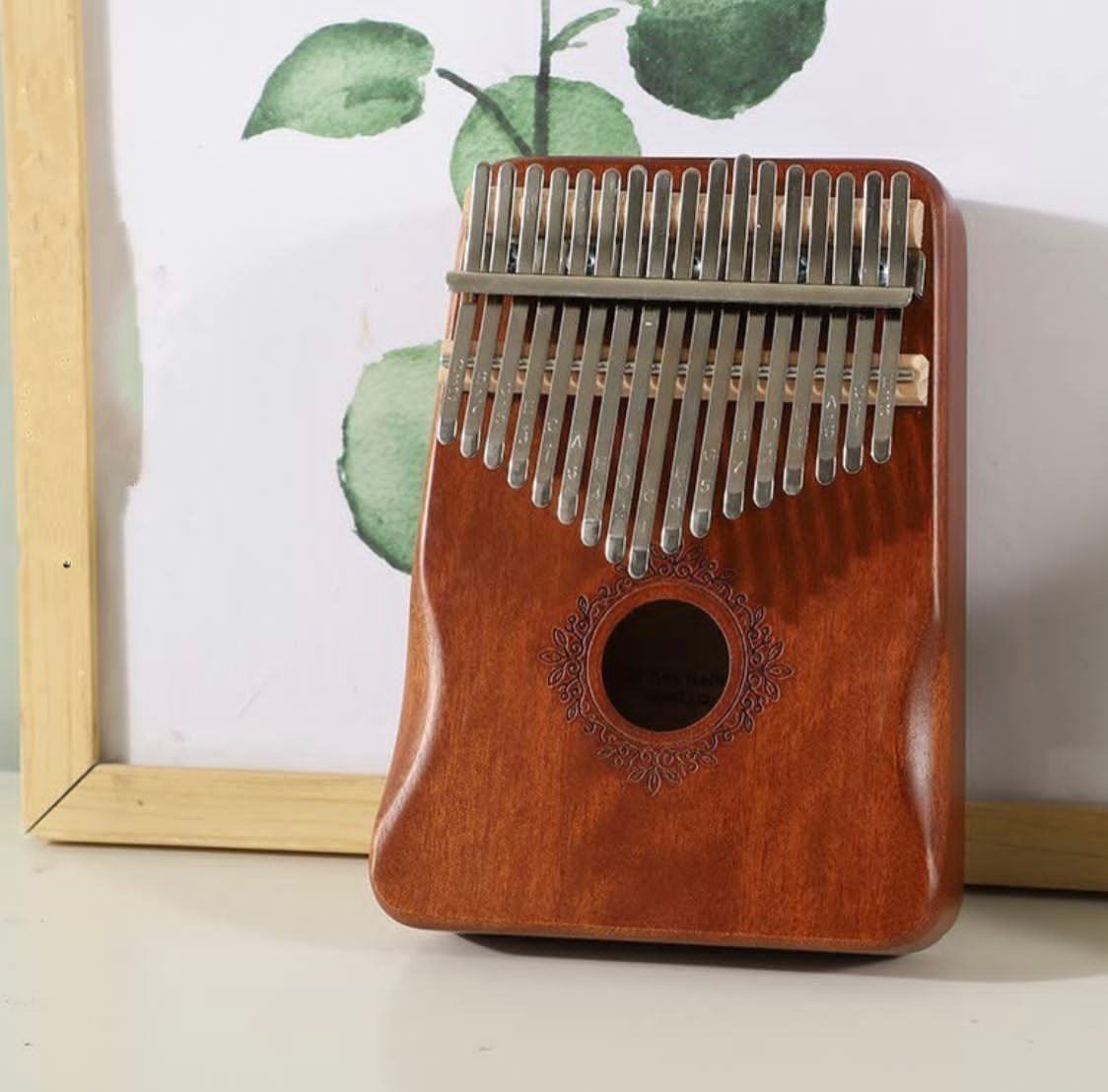 Kalimba Instrumento Musical De 17 Tono De Madera