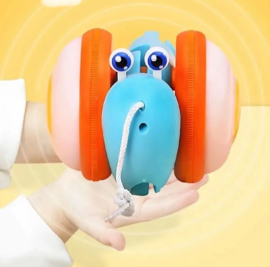 Caracol Pull-along Snail Toy Juguete Luces Sonido