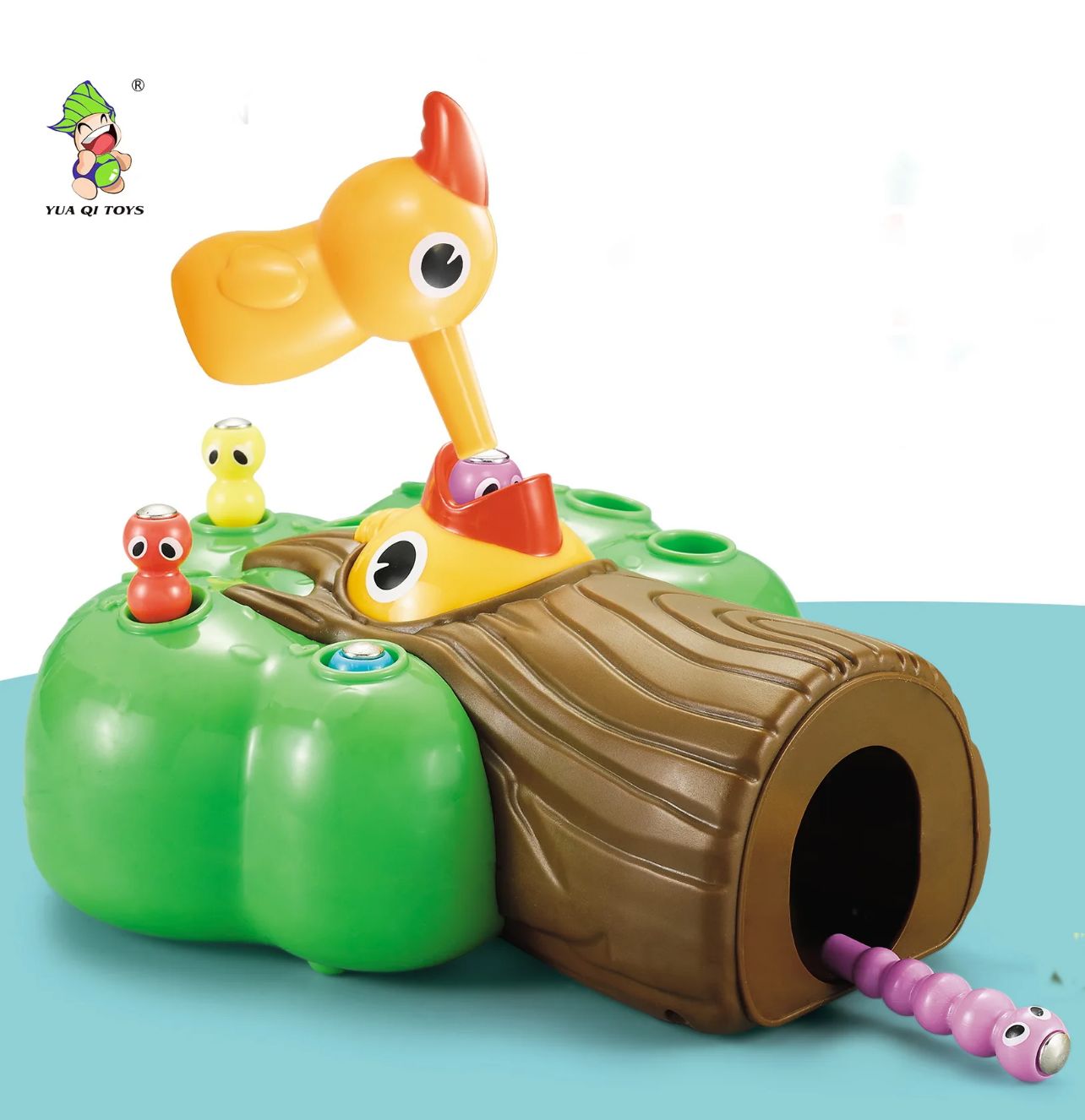 Juguete de pájaro carpintero para niños, juguete magnetico sensorial didactico