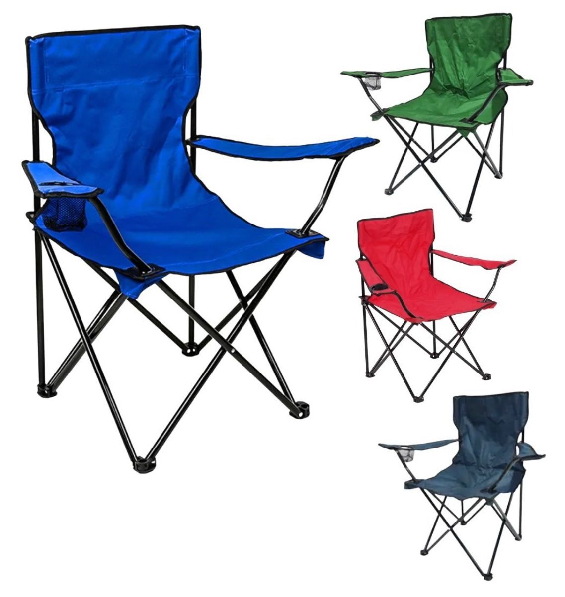 Silla Plegable De Playa Camping Pesca Picnic Con Porta Vaso