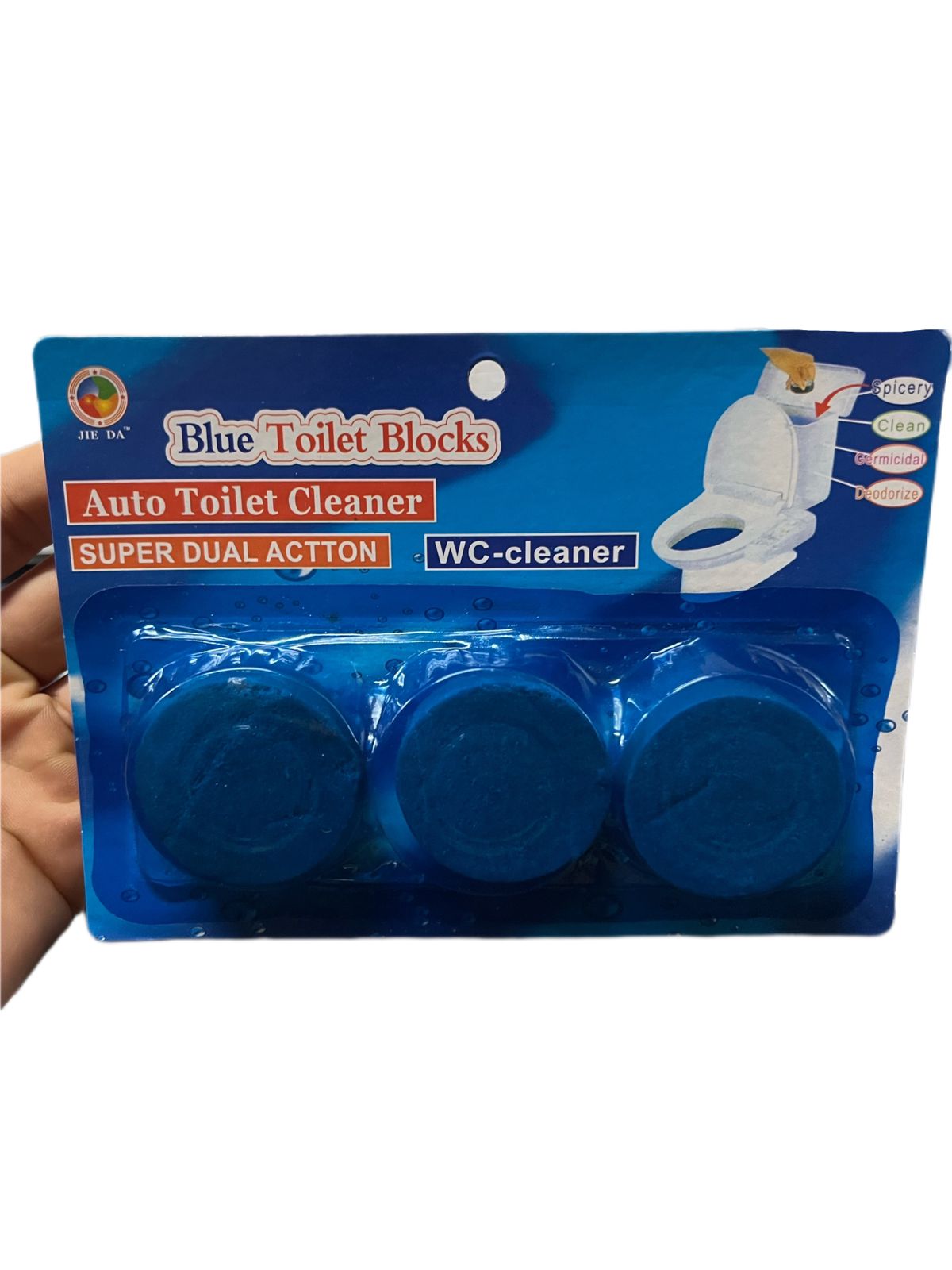 Pastillas Limpiadoras Para Baño Azul