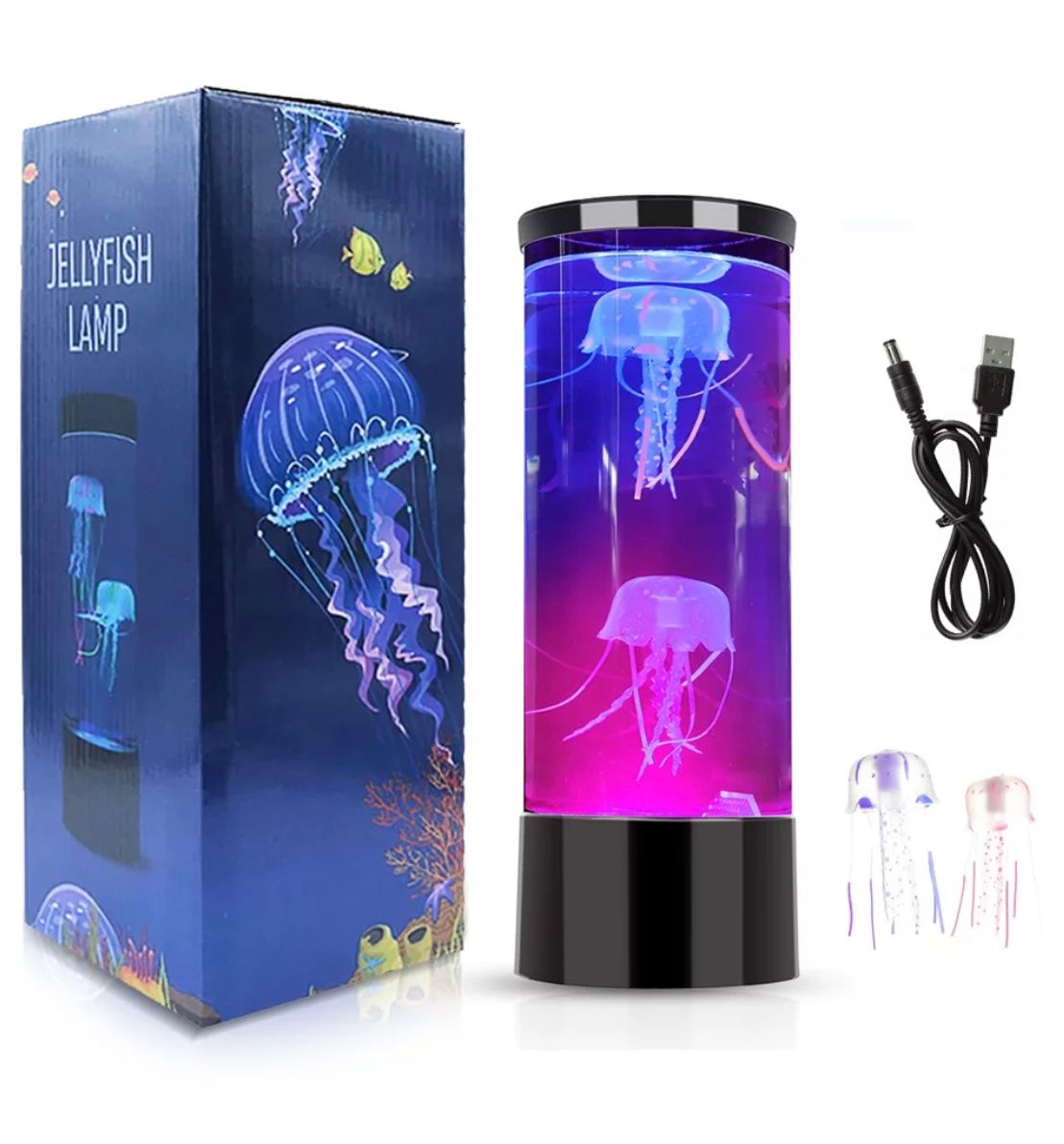 Lámpara Medusa Luz Led Decorativa 6 Colores 3d Usb Decoracion