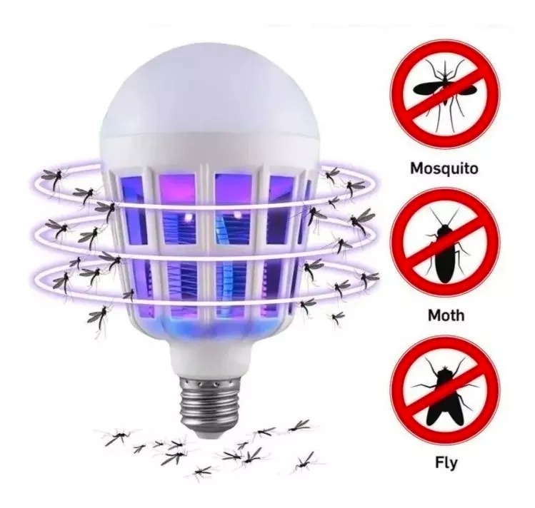 Ampolleta Mata Zancudo Mosca Mosquito Insectos 15w