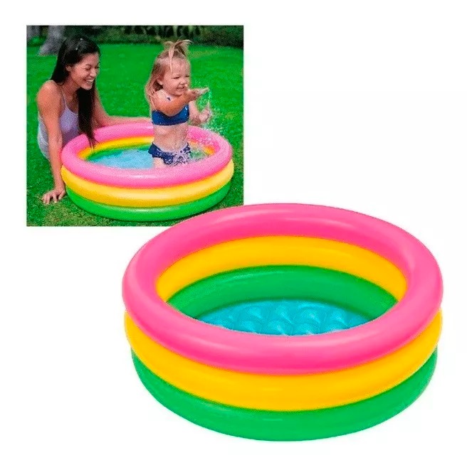 Piscina Niño Piscina Bebés Redonda Piscina Inflable 60cm