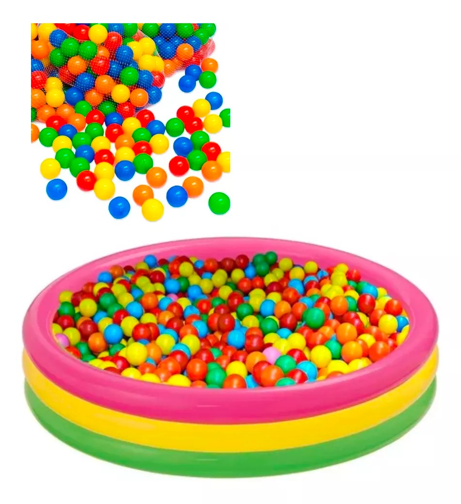 Piscina Inflable 60cm + 50 Pelotas Para Piscina