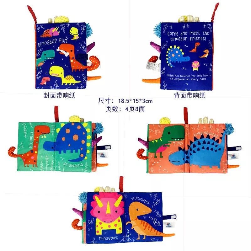 Libros Táctiles Tela Sensoriales Para Bebés Y Niños Pequeños