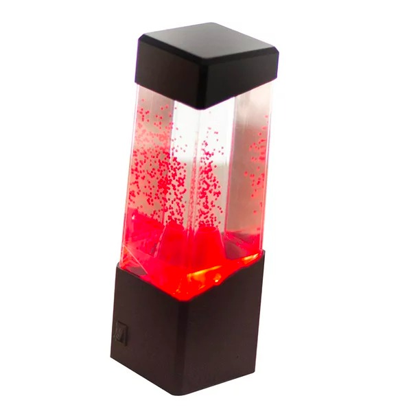 Lámpara Volcán Luz Led Decorativa 6 Colores 3d Usb