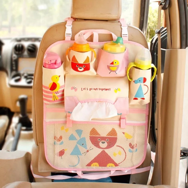 Organizador De Asiento Trasero Para Niño Diseños Varios