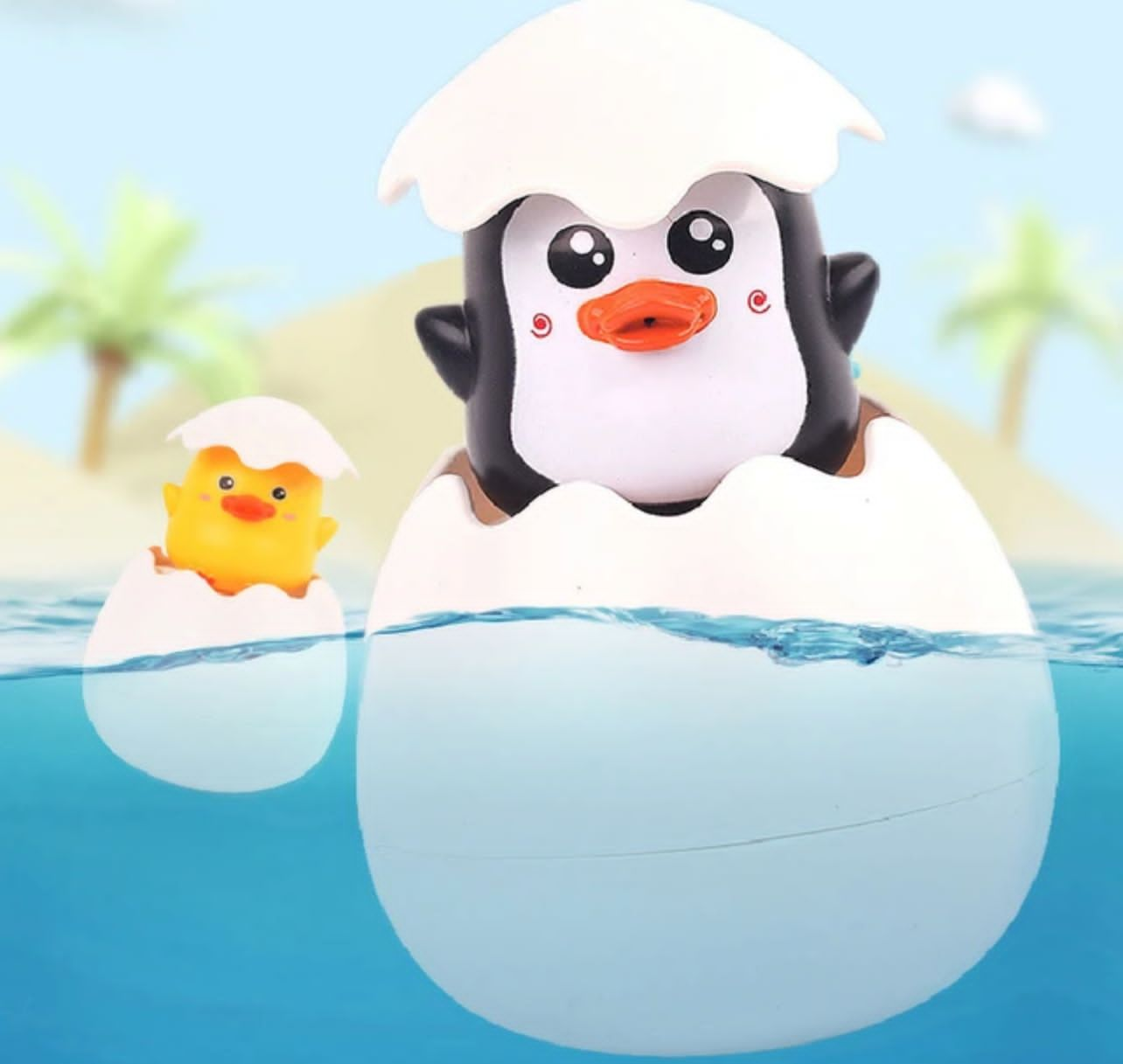 Huevo pingüino Lanza Agua