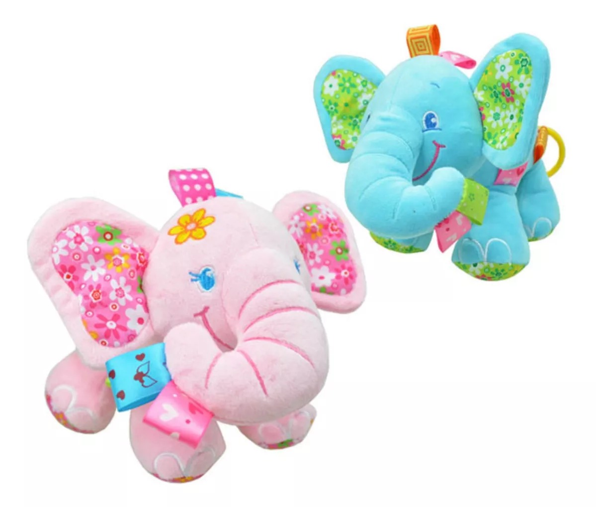 Sonajero Peluche Elefante Colgante Musical Para Bebe