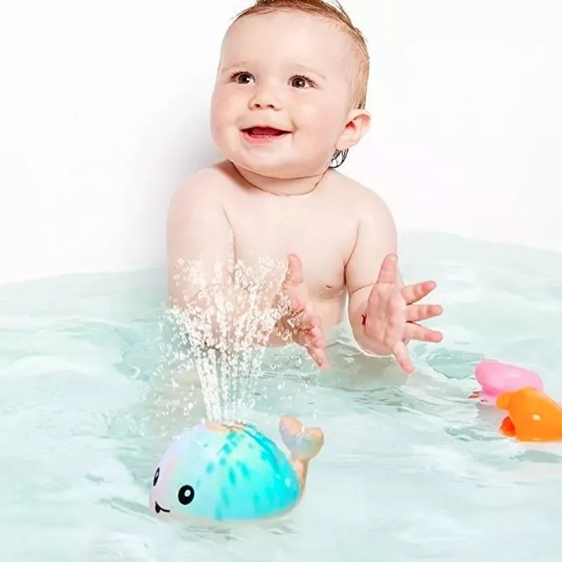 Ballena De Ducha Lanza Agua Bañera Bebe