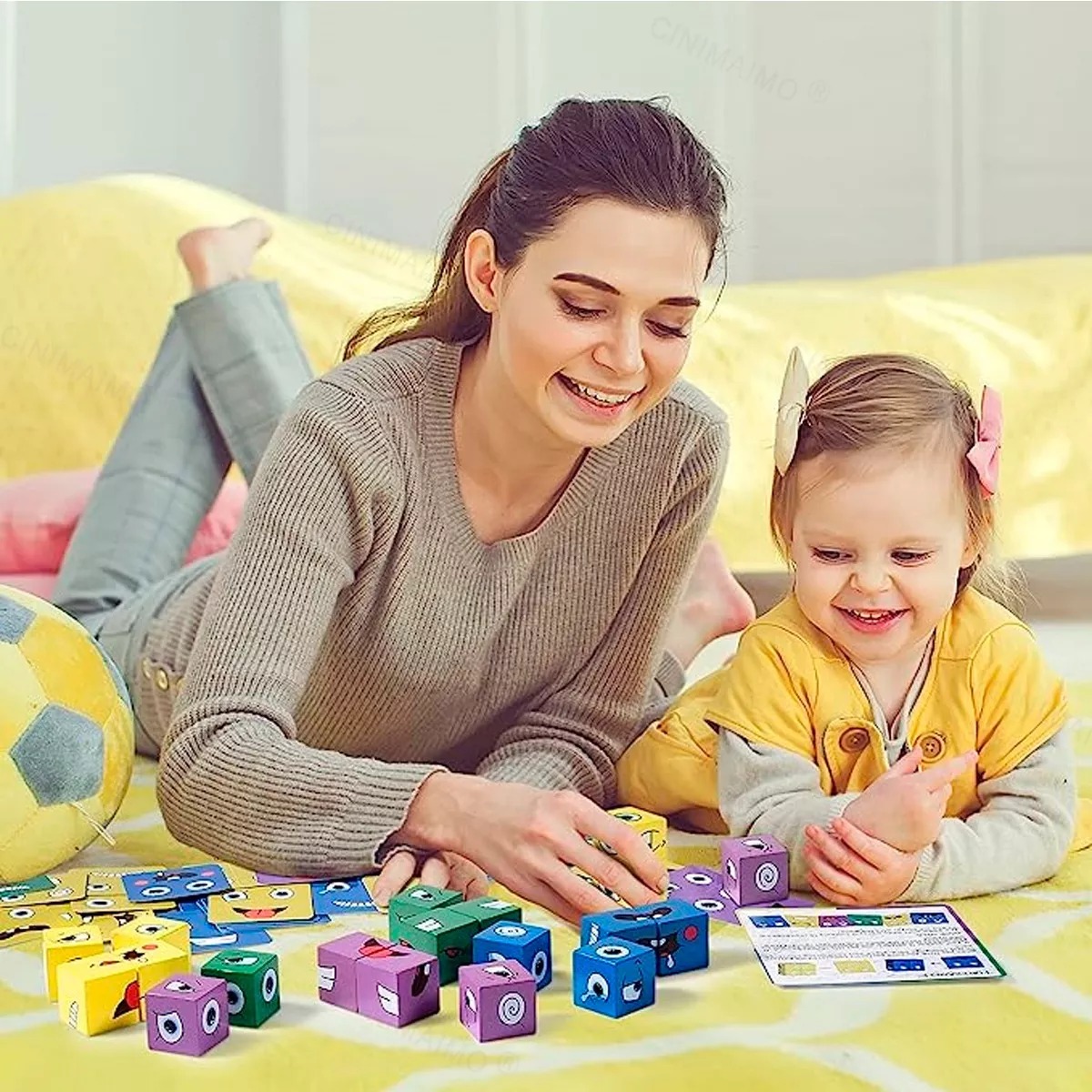 Juego Expresión Cubo De Rubik Para Niños De Cambia Cara