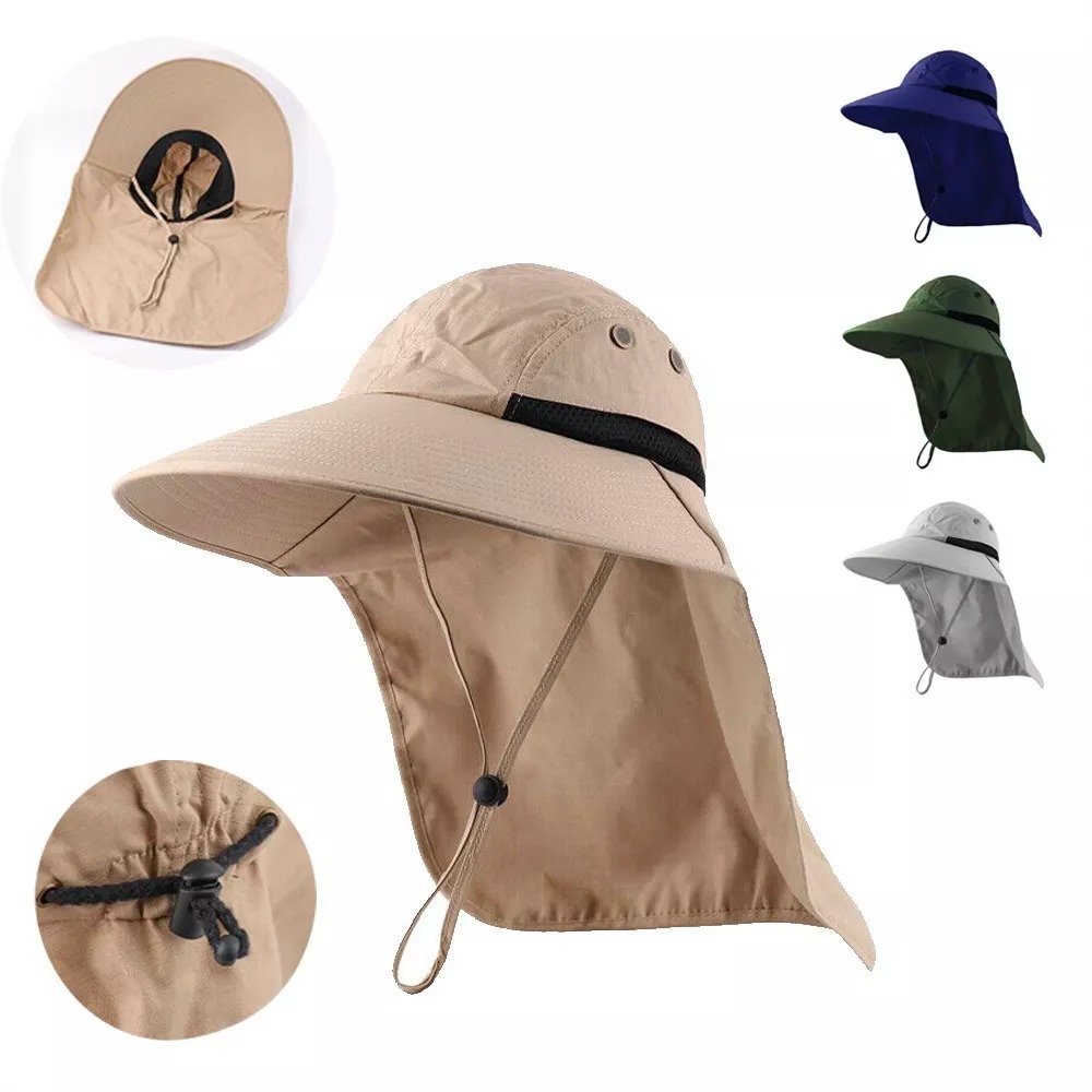 Sombrero Para El Sol Gorra Con Protección De Cuello - Malla
