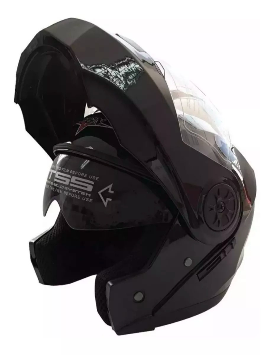 Casco Abatible Fgn Con Mica Transparente Y Gafas Polarizadas