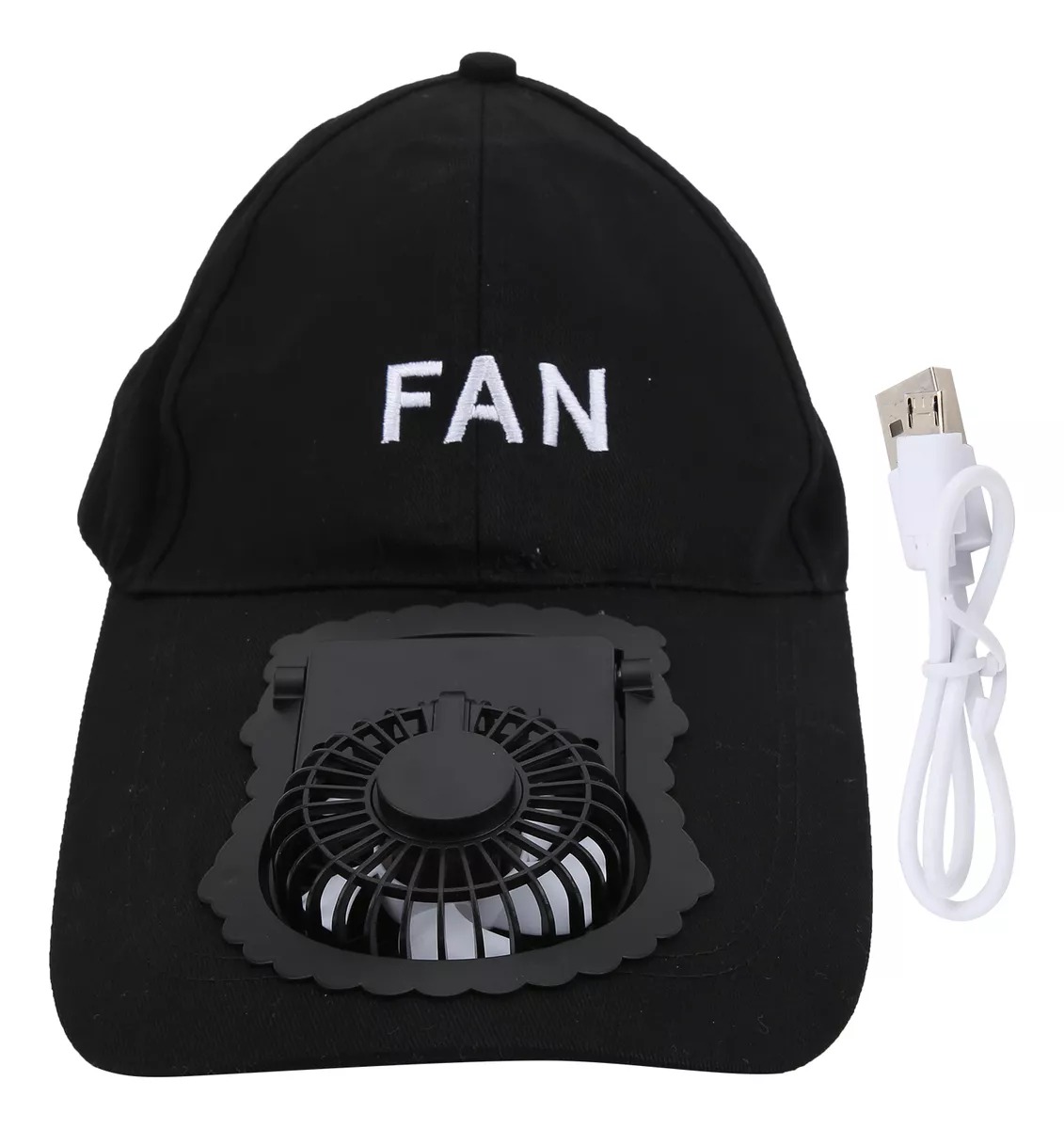 Gorro De Ventilador Portátil Recargable Por Usb Ajustable