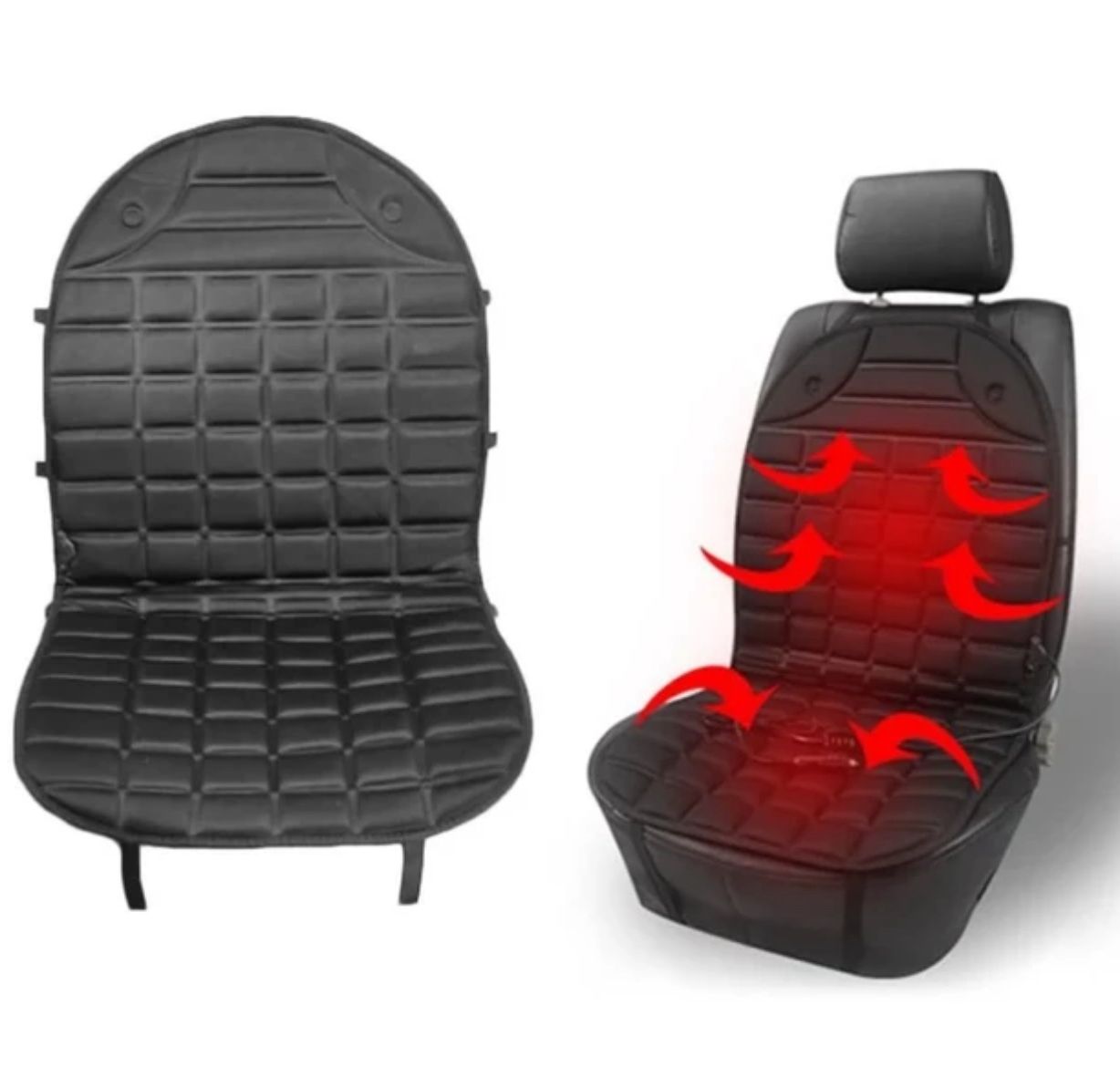 Funda De Asiento Calefactada Para Coche, Calentador De Temp