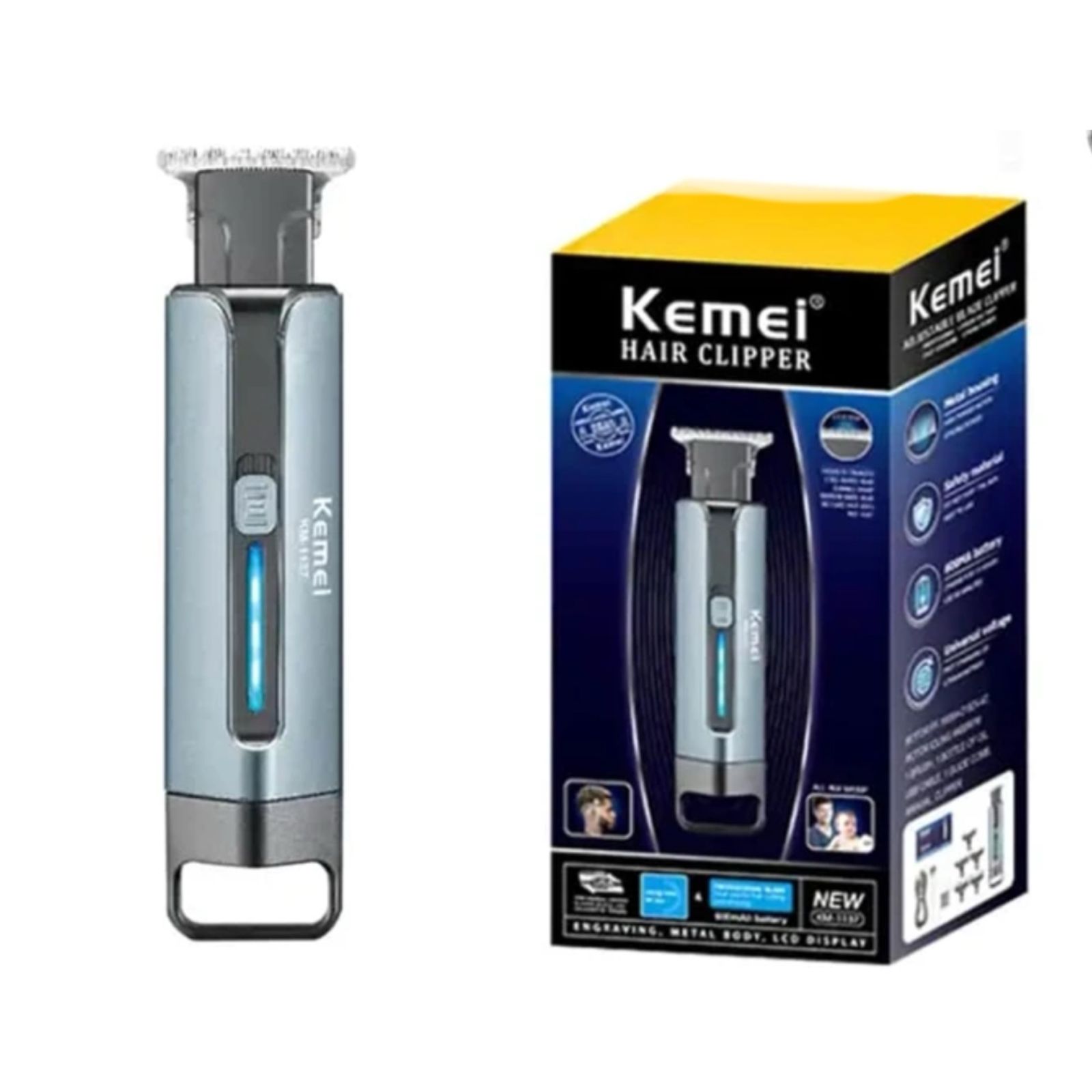 Cortadora de Pelo Kemei KM-1137 100V/240V