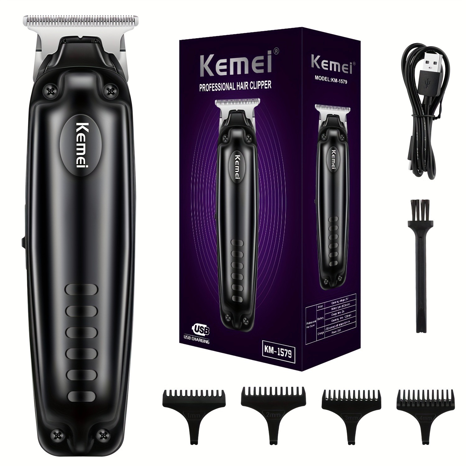 Cortadora de Pelo Kemei KM-1579 100V/240V