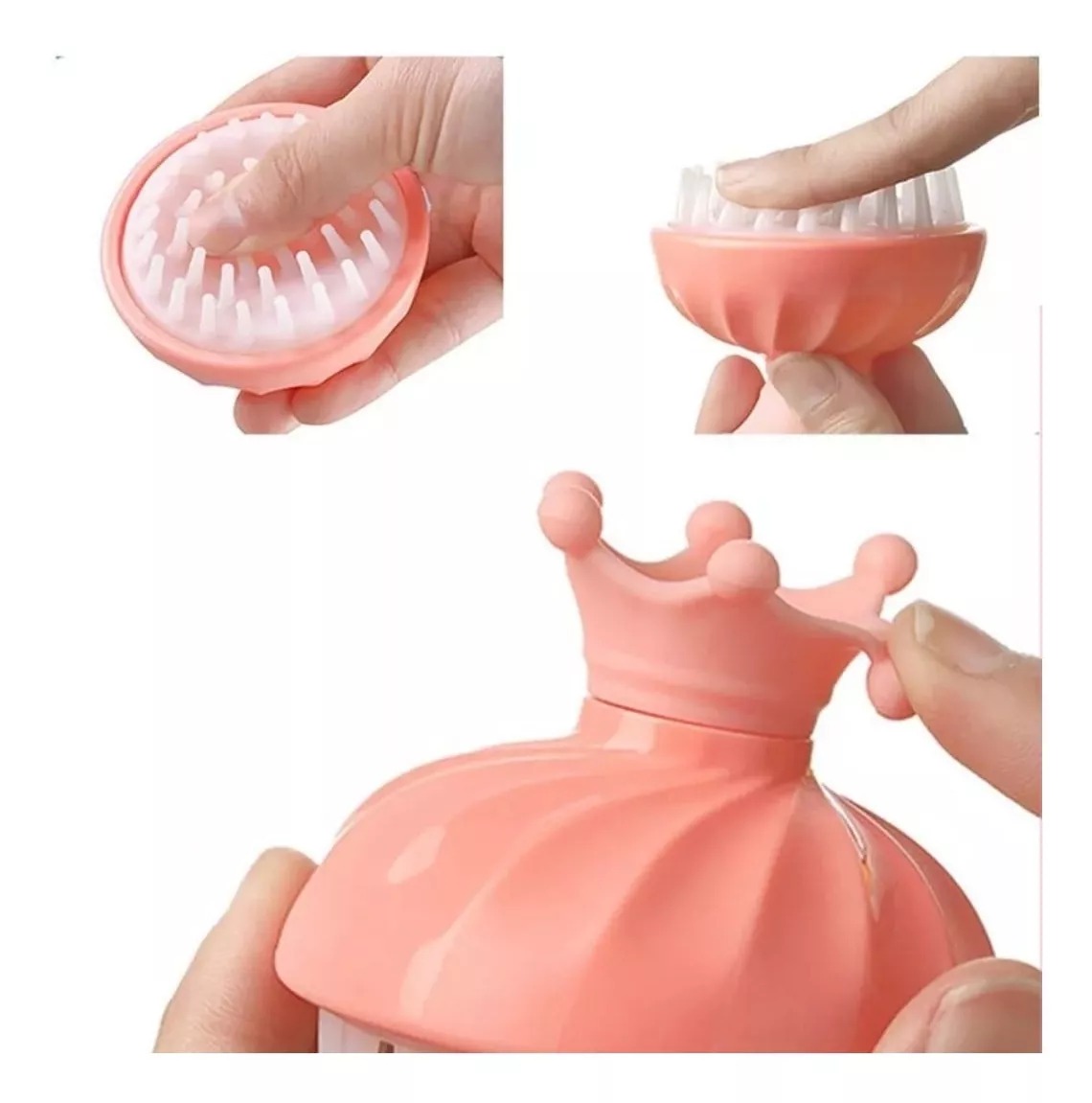 Esponja Silicona Masajeador Baño Niño Con Dispensador