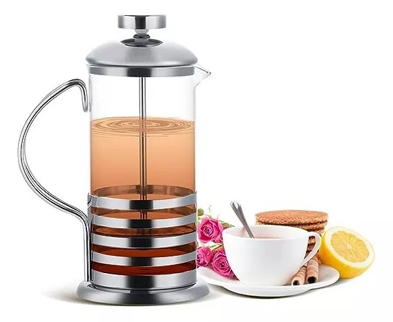 Prensa Cafetera Francesa 350ml Té Infusión Café Acero Inox