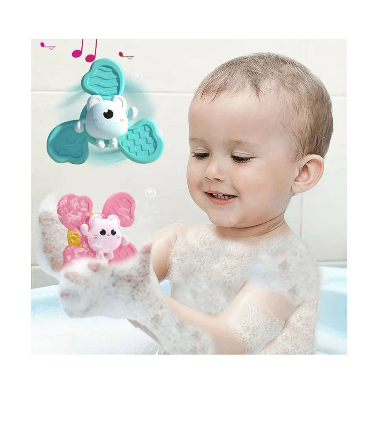 Set de 3 spinner sensoriales para bebés