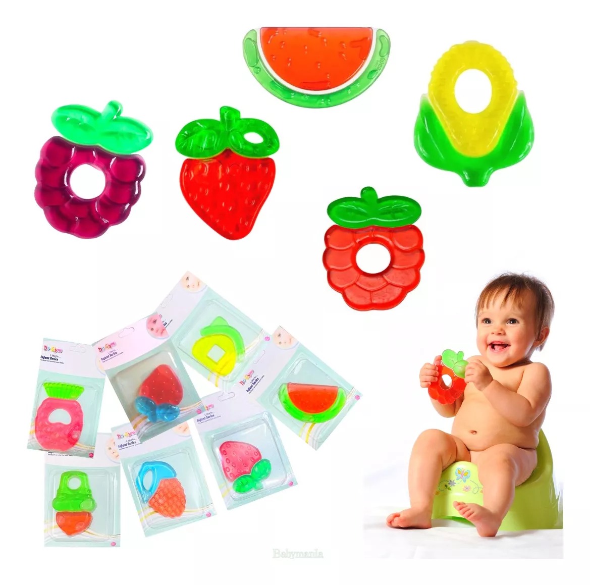 Mordedores Refrigerables Gel Bebe