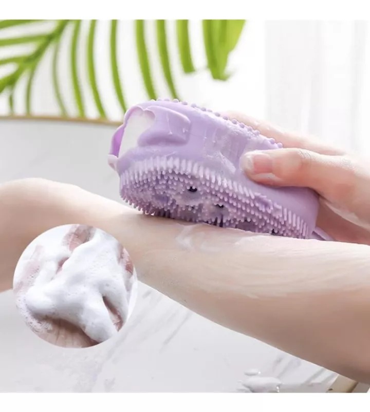 Esponja Exfoliante De Silicona Baño Ducha Burbujas Masajes