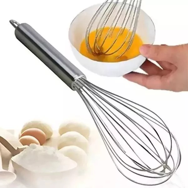 Batidor Mezclador Manual Acero Inoxid Cocina ReposteríaBatidor Mezclador Manual 30cm Acero Cocina Reposteria Mano