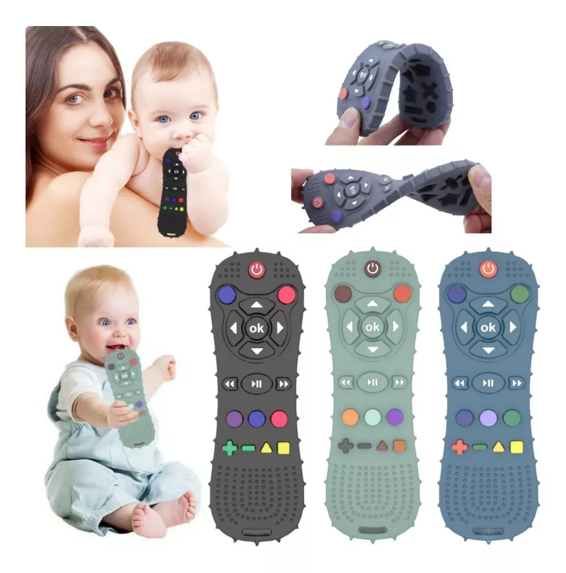Mordedor Bebé Juguete Sensorial Diseño Control